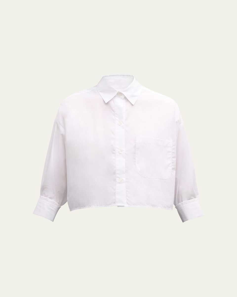 Soon To Be Ex Superfine Cotton Button-Front Shirt